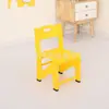 Silla de Jardín de Infancia Silla Infantil con Respaldo Escritorio y Silla de Plástico Aprendizaje en Casa Entrenamiento Silla Elevable Apilable Silla de Color