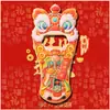 Nuevo Imán de Metal para Refrigerador Despertar del León Evento de Danza del León de Guangzhou Imán de Refrigerador Regalo de Año Nuevo Festival de Primavera Pequeño Regalo para Amigos