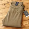 Pantalones largos de pana gruesa para otoño e invierno 2023, de alta gama, cómodos, combinan con todo, para hombre, color liso, sin planchado, rectos, casuales