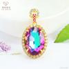 Ai Yu Collar Colgante de Cristal Morado Deslumbrante Europeo y Americano Moda Joyería al por Mayor Dropshipping S4101212