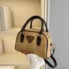 Bolso Retro Transfronterizo para Mujer 2025 Nuevo de Moda Versátil Bolso Cruzado Casual Bolso de Hombro tipo Bowling