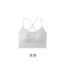 Camisola Sexy Feminina com Alças Cruzadas nos Ombros, Costas Lindas Sem Alças, Removível, Peça Única, Envoltório de Peito, Camisola Sem Marcas