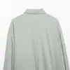 Ropa de Mujer al por Mayor Transfronteriza Primavera 2026 Nuevo Estilo Europeo y Americano Holgado con Bolsillo Manga Ancha Camisa Top 8741029