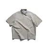 Ropa Vintage Yidao 2026 Verano Nuevo Estilo Japonés Exterior Retro Bolsillo de Parche Holgado Secado Rápido Solapa Ropa de Trabajo Camiseta de Manga Corta Hombre