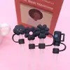Amazon Tapa de Paja de Crisantemo de 10 mm Tapón para Pajilla de Vaso de Agua Stanley Cubierta de Pajilla de PVC a Prueba de Polvo Suministro Directo del Fabricante