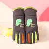 Guantes para Niños para Otoño e Invierno, Forrados de Felpa para Calidez, Engrosados para Niños y Niñas, Cortavientos e Impermeables para Ciclismo al Aire Libre