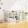Estante de Almacenamiento de Escritorio Pequeño Simple Estante de Almacenamiento para Escritorio Pequeño Estantería Pequeña para Escritorio Estantería para Libros para el Hogar Nuevo Estilo Popular 2025