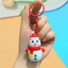 Nuevo Llavero de Navidad Lindo Colgante de Bolsa de Dibujos Animados Muñeca de Plástico Blando de PVC Creativo Estéreo Papá Noel