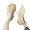 Chinelo Feminino de Sola Grossa para Aumentar a Altura, Sandálias Femininas de Verão para Exterior, Sapatos de Praia, Sandálias e Chinelos, Sapatos Anões para Exterior