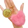Oro Puro 999 Labubu Colgante de Bolso Redondo de Oro Llavero de Pastel Cadena para Teléfono Móvil Regalo Pequeños Regalos Al por Mayor