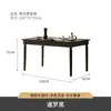 Mesa de Comedor Retro de Madera Maciza Francesa Mesa Pizarra Negra Mesa Hogar Ovalada Apartamento Pequeño Mesa Plegable Larga Americana Mesa de Comedor Medieval