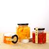 Garrafa de vidro de mel quadrada frasco selado Pickles garrafa 200ml frasco de pasta de pera pode garrafa garrafa vazia 500ml spot atacado