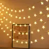 Luzes de estrela, luzes coloridas, luzes de fada, luzes de decoração para quarto, luzes de atmosfera para barraca, decoração de aniversário, arranjo de cena, luzes noturnas