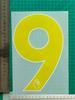 22-23 Premier League Verde A Número de Jersey Estampado de Letras Número Transferencia de Calor Mapa Jersey Suministros de Jersey