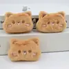 Broches de Animales de Peluche de Dibujos Animados Accesorios Muñeco de Oso DIY Decoración Sombreros para Niños Accesorios para Ropa Tejido a Mano
