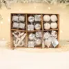 Colgantes para Árbol de Navidad Nuevos Transfronterizos, Juego Multipack, Accesorios de Bola Navideña en Caja