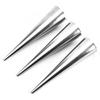 Suministro directo de fábrica molde cónico de acero inoxidable tipo danés, tubo de espiral grande, molde para bolsa de cuerno, molde para pan en espiral, croissant crujiente
