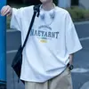 Camiseta Retro Americana de Manga Corta para Hombre Verano 2026 Nuevo Estilo Fresca Moderna Marca Versátil Holgada Camiseta de Media Manga Tendencia de Moda para Hombre