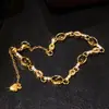 Pulsera Ovalada de Resina con Diamante de Zirconia Chapada en Oro Real Pulsera de Lujo Ligero de Gama Alta Pulsera de Diseño de Moda para Mujer