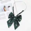 Accesorios para Camisa Rayas Rojas Estilo Estudiante Japonés Estilo Preppy Jk Lazos Lazos Femeninos Uniforme de Marinero Uniforme Académico Lazos