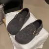 Conforto de alta qualidade Sapatos de algodão Birken estilo retrô feminino moda versátil casual sapatos de algodão para senhoras Lançamento Outono/Inverno 2025