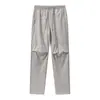 Pantalones casuales de seda de hielo directos de fábrica para hombres y mujeres, delgados de verano, cintura elástica, holgados, pantalones tipo paracaídas 65M812