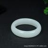 Pulsera de Jade Blanco Imitación de Alta Calidad, Jade Blanco Nieve, Pulsera de Jade Hetian de Xinjiang Imitación, Fabricante Mayorista de Jadeítas Coleccionables