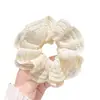Nuevos y de Alta Gama para 2025: Ligas para el Cabello, Scrunchies, Scrunchies Blancos de Encaje Estilo Francés para Niñas