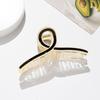 Pinza para el cabello grande de acetato pinza para el cabello de niña pinza para el cabello personalizada pinza para el cabello cruzada pinza para el cabello para baño accesorio simple para la cabeza europeo y americano accesorios para el cabello