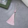 Colgante Abanico Redondo Estilo Antiguo Borla 8cm Borla Pequeña Borla Marcapáginas Accesorios de Joyería para Ropa DIY con Borlas de Cuentas
