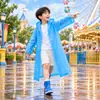 Impermeable Infantil de EVA No Desechable Poncho de Lluvia de una Pieza para Estudiantes de Primaria al Aire Libre Impermeable con Capucha Senderismo Venta al por Mayor Impermeable