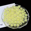 Cuentas Acrílicas de 8 mm Color Transparente Chapado, Cuentas Sueltas Facetadas Color Chapado, Materiales para Pulsera y Collar de Manualidades DIY al por Mayor