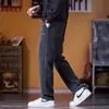 Calça casual fina de primavera e outono transfronteiriça para homens, novo estilo 2025, esportiva, solta, com bom caimento, perna reta, calça longa que valoriza a altura para homens