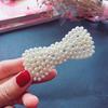 Horquilla de Perlas Popular en Internet Simple insBB Coreana y Japonesa Clip de una Sola Palabra Estilo Similar a Lin Xiaozhai Clip Lateral para Flequillo Clip de Pico de Pato Accesorios para el Cabello