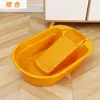 Balanza de Lavar de Plástico Grande al por Mayor para Uso en el Hogar, Dormitorio de Estudiantes, Cubeta de Plástico con Jabonera Apilable