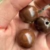 Bola de Madera de Nogal Negro Norteamericano de Alto Brillo Diámetro 24.5mm Bricolaje Madera Maciza Accesorios Decorativos de Ferretería Suministro Directo de Fábrica