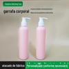 Em estoque rosa 250 ml frasco de loção corporal com cabeça de bomba pressionando frasco de xampu de plástico frasco de embalagem universal