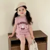 Conjunto de Chaleco para Niñas, Ropa Casual de Moda para Bebés Niñas, Conjunto de Dos Piezas de Shorts de Verano para Niños, Estilo Coreano Elegante