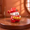 Mini figura linda de dios de la riqueza que trae fortuna, adorno lindo para decoración DIY de casa de muñecas, decoración de tablero de coche