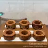 Anel de Urso de Madeira de Pessegueiro Correndo Feito à Mão Acessórios Culturais DIY Pulseira Pulseira Corda Trançada Pingente Acessórios Criativos