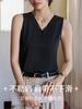 Camisola de Mujer Tipo Seda Traje de Ropa Exterior Ropa Interior Verano Delgada Ajustada Base Acetato Satén Top