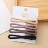 Dopamina estilo coreano simples sem costura clipe lateral marrom leite grampo de cabelo feminino franja lateral clipe de cabelo acessório de cabeça grampo de cabelo para cabelo quebrado
