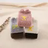 Nuevos Calcetines de Invierno para Mujer con Orejas 3D de Dibujos Animados, Coral Fleece de Media Caña, Medio Engrosados, Calcetines Casuales para Casa, Absorbentes de Sudor