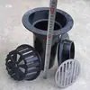 Hierro Fundido Tipo 87 Canalón Embudo de Boca de Bajante Tipo Sifón Tipo Socket Bajante Canalón de Techo Descarga Directa Drenaje de Piso