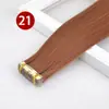 Extensiones de Cabello de Colores, Mechas, Extensiones de Cabello Lisas, Extensiones de Cabello Sin Costuras, Extensiones de Cabello de Colores para Colgar en la Oreja