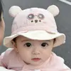 Gorro para Bebé para Primavera y Otoño, Estilo Delgado para Niños, Sombrero de Sol para Exteriores, Gorro de Pescador Ajustable para Bebés y Niños Pequeños