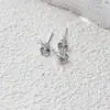 Zircônia Brilhante com Brincos Pendentes, Acessórios para Brincos Artesanais DIY, Materiais para Joias, Fabricante Atacadista