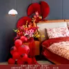 Conjunto de Decoração para Quarto de Casamento Casa Nova Quarto de Dormir Mesinha de Cabeceira Arranjo de Flores Dourado Palavras Felizes Casamento Suprimentos de Casamento Conjunto de Decoração