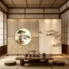 Nova Divisória de Tela Estilo Chinês para Sala de Estar, Quarto, Decoração de Hotel, Tela Dobrável e Móvel para Escritório, com Estilo Estético da Dinastia Song