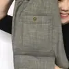 Pantalones Casuales para Hombre de Pierna Recta de Verano Nuevos de Moda Lujo Ligero Finos Versátiles Sueltos Moda Pantalones Largos para Hombre